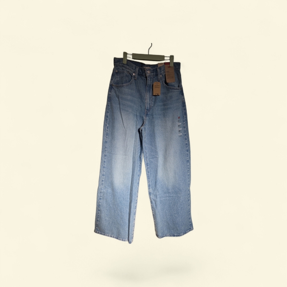 Levi's Blue Flare & Wide Leg Jeans Size 30 Cinch Baggy